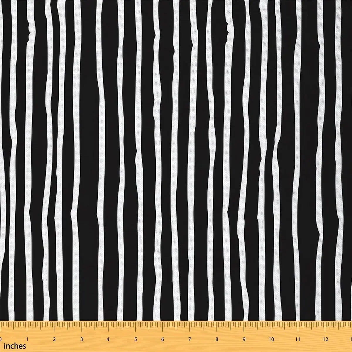 Black White Stripe Flannel Fabric Abstract Stripes Soft Not Stretchy Fabric DIY Striped Print Quilting Sewing Upholstery Decor
