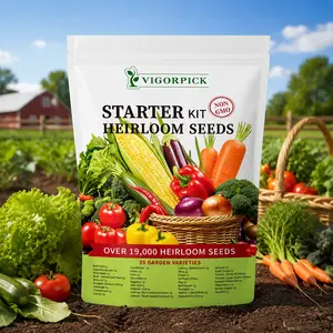 [Highly recommend] Veggie Seed Vault Box - 35 Set Pack for Home Cultivating & Raising Survival Seeds Tasty Vegetable Mix Handy Gardening Gift for Every Tiny Home Garden