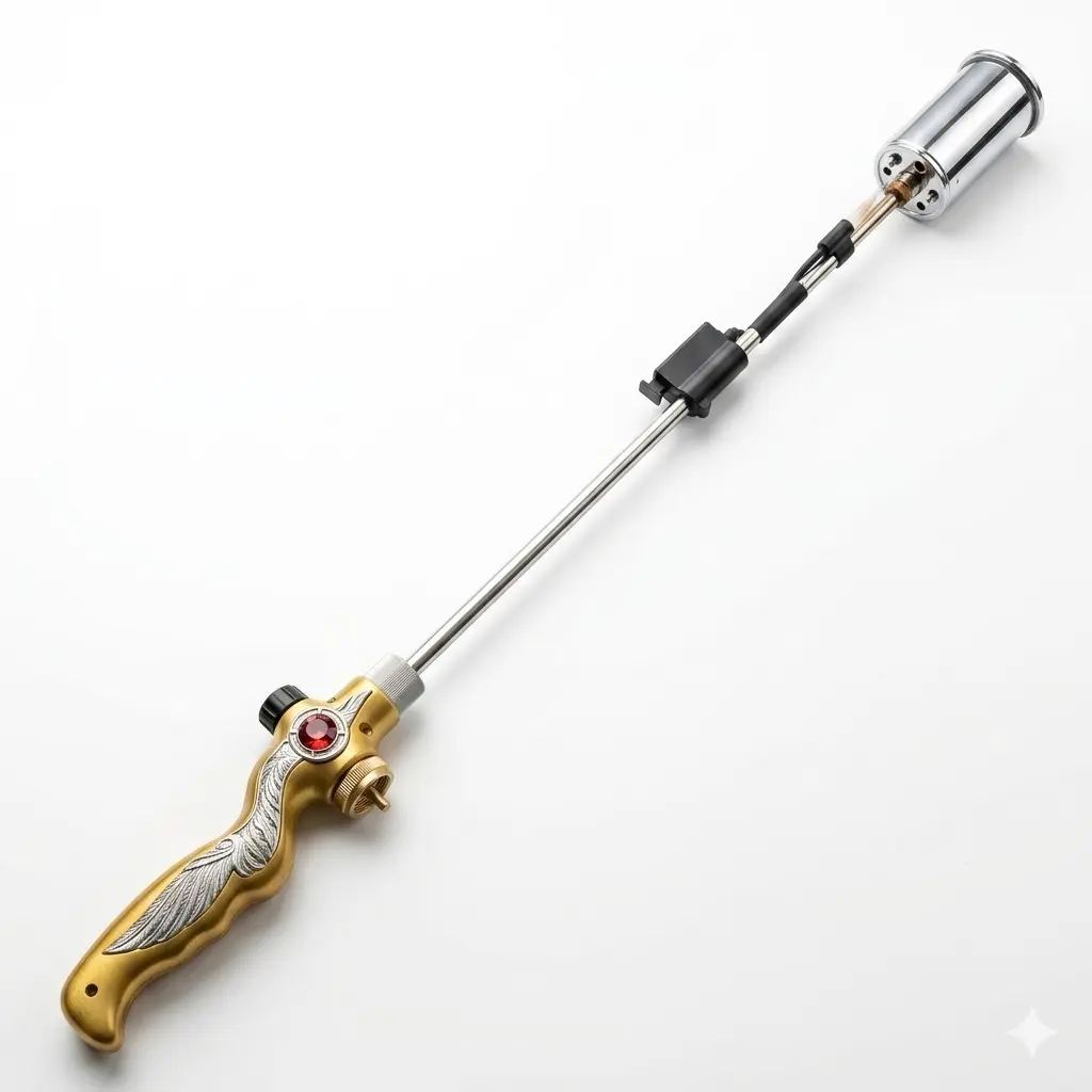 Multi-use Torch — Adjustable Flame Blow Torch for Campfires, Fire Pit Starting, Yard Weeding