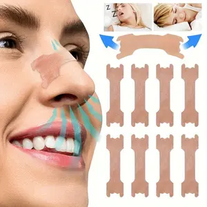 50 Anti-Snoring Nasal Strips, Breathable Adhesive Lightweight Night Sleep Aid, Relieve Snoring and Improve Breathing, Easy to Use, Reduce Snoring