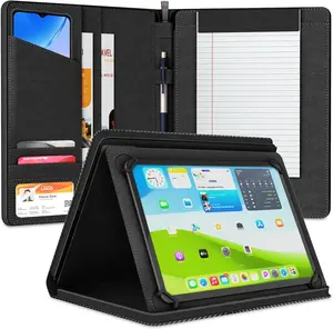Universal Padfolio Case  Tablet Portfolio Organizer with Notepad Holder  Compatible with iPad 10th 11th Gen, iPad Pro 11, iPad 7 8 9 10.2 10.9 and 9.7 inches