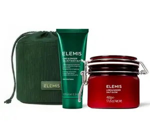 ELEMIS Island Prep: Lime & Ginger Salt Glow & Body Butter 2pc ELEMIS Island Prep: Lime & Ginger Salt Glow & Body Butter 2pc