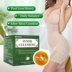 Winter Melon and Lotus Leaf Herbal Tea, 100% natural, a daily balanced detox herbal beverage, caffeine-free, aids digestion and soothes the mind.