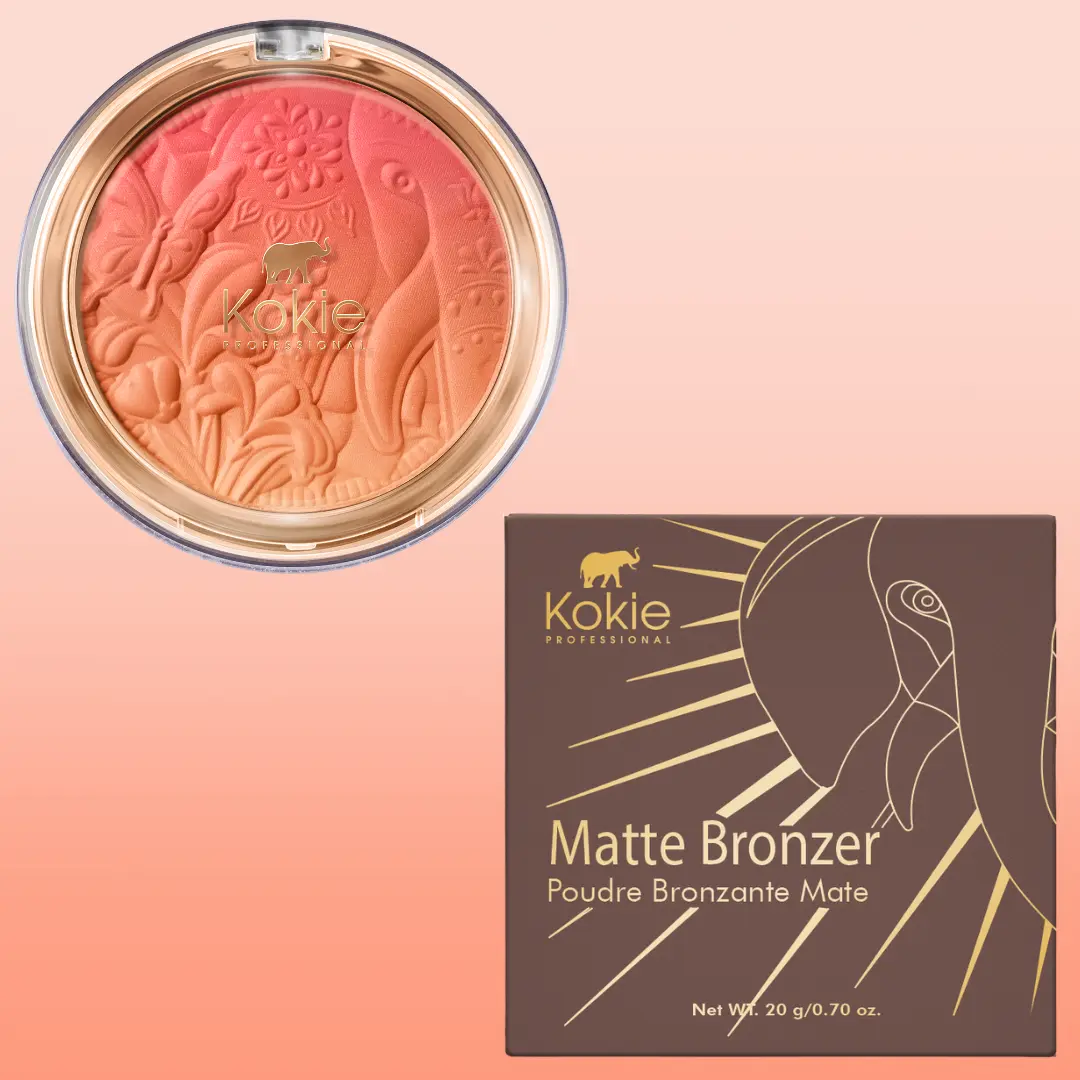 Kokie Professional Soft Gradient Blush & Matte Bronzer Duo