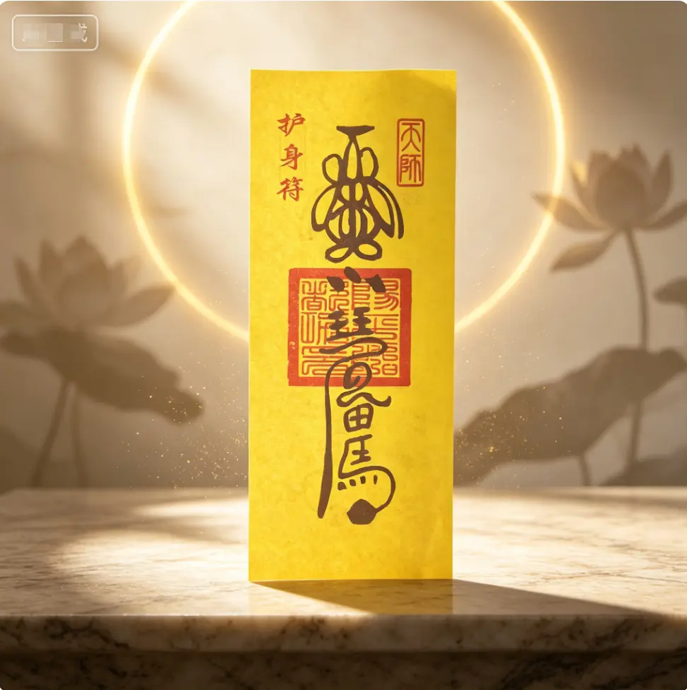 Lucky Guardian Amulet Free Bonus Gift Traditional Oriental Safety Talisman