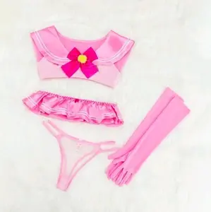 sailor moon Anime 5pack Big Bow Decor Lingerie Set costume cosplay