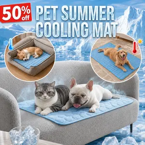Breathable Ice Silk Pet Cooling Mat | Summer Cold Bed for Dogs & Cats