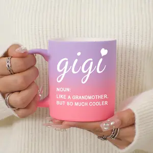 11oz Ceramic Mug, 1 Count Funny Grandma Heat Resistance Coffee Mug with Handle, Novelty Gift for Grandma, Ceramic Drinkware