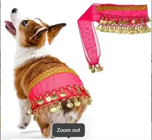cleo poodle costume,Shimmery Dance Belt for Dogs - Perfect for Corgi Butt Dance. Make your pup the STAR!