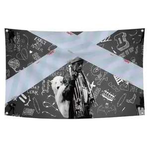 New album Luv Is Rage 2 Flag Tapestry 3x5 Ft with Brass Grommets for College Dorm Man Cave Bedroom Living Room Wall Decor