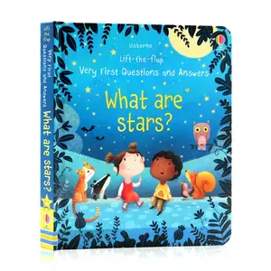 What Are Stars? Science Encyclopedia Flip Book, Colorful Fun English Book, Home Bedtime Learning Toy