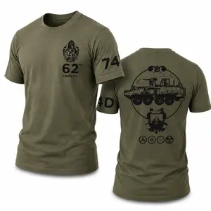 62nd CBRN Company 74D Army Shirt, Military Chemical Defense Tee, Gas Mask Tactical Graphic Shirt, CBRN Specialist Apparel – Menswear & Underwear - Men's Tops - T-Shirts