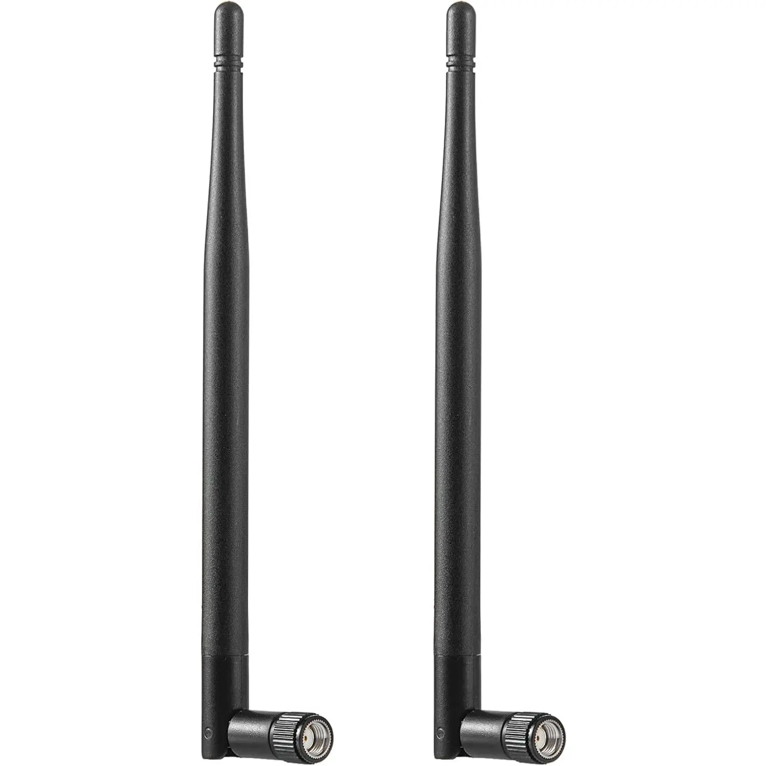 Dual Band 2.4GHz 5GHz 9dBi WiFi Antenna with PR-SMA Male Connector for Reolink  Cameras, DVRs, Routers, Black (Pack of 2),