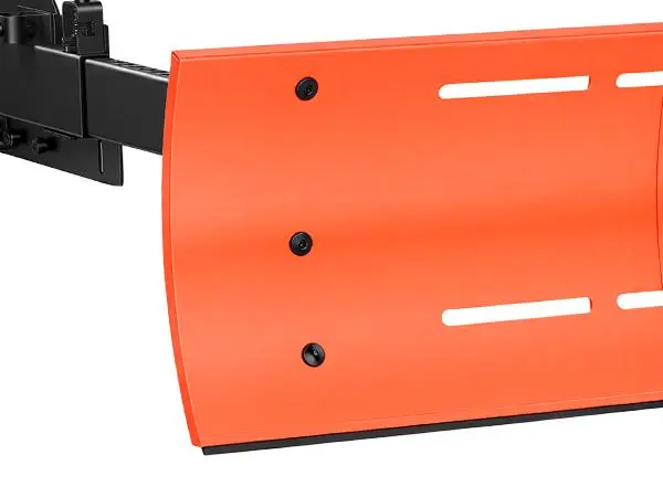 【toolupgrade】VEVOR Universal Snow Plow Kit, 22-32 in Width Adjustable Attachment for Most Snowblowers, Dual-Mode Op., Quick Detach, Foldable Steel Blade, Efficient Clearing, Black