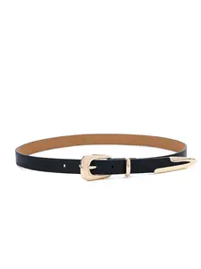 Modern Saddle Belt in Black Modern Saddle Belt in Black