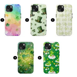 St Patricks Day Phone Case, Irish Lucky Day Phone Case Featuring, Shamrock Gift Protective Accessory