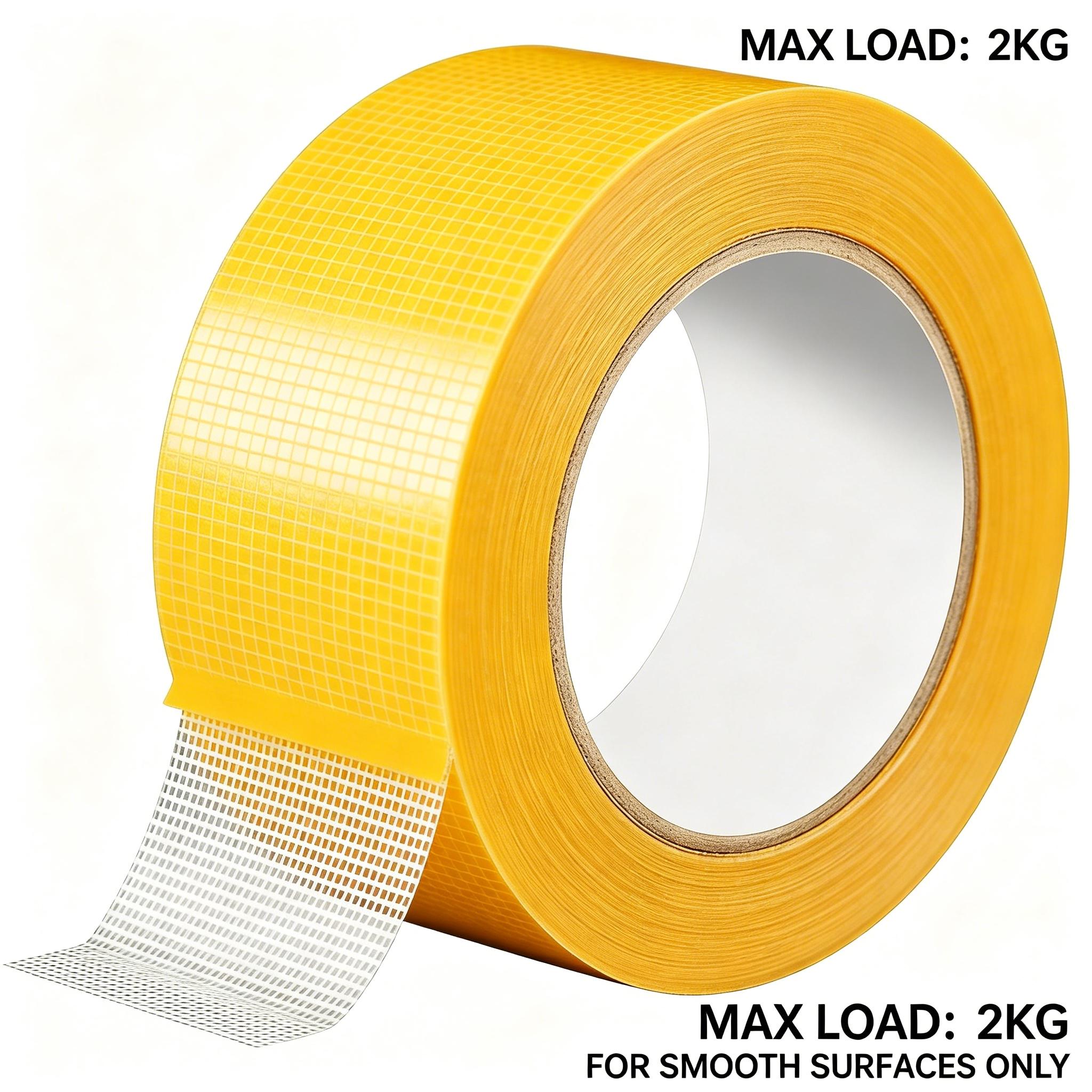 Heavy-Duty Double Sided Tape, Strong Adhesive, Waterproof & Removable, No Residue, Ideal for Carpet, Wallpaper, Balloons & Home Use Heavy-Duty Double Sided Tape, Strong Adhesive, Waterproof & Removable, No Residue, Ideal for Carpet, Wallpaper, Balloons & Home Use