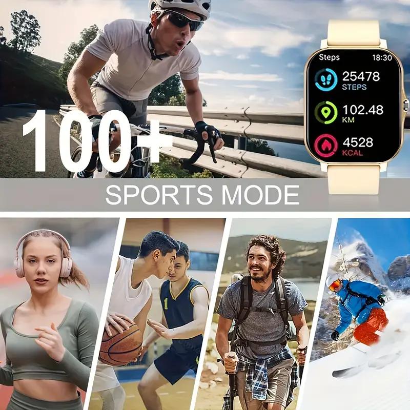 LAXASFIT Smartwatch with Fitness & Call Features Y13, Supports Calculator, Fitness Tracking, Bluetooth Calling, Message Notifications, Etc.Suitable for both men and women, it makes a great gift.Smartwatch Android and iOS AI GPS fashion  gadget