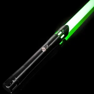 Heavy Dueling Lightsaber FX Smooth Swing 9 Sound Fonts Infinite Color Changing RGB Version Realistic Movie Character Sounds
