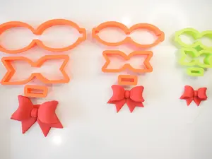 3 Part Fondant Bow Cutter