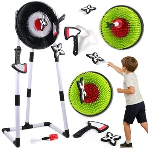 Throwing Target Set, Axe and Dart Game, Large Target Stand, Indoor Outdoor Leisure Sports, Suitable for Boys and Girls