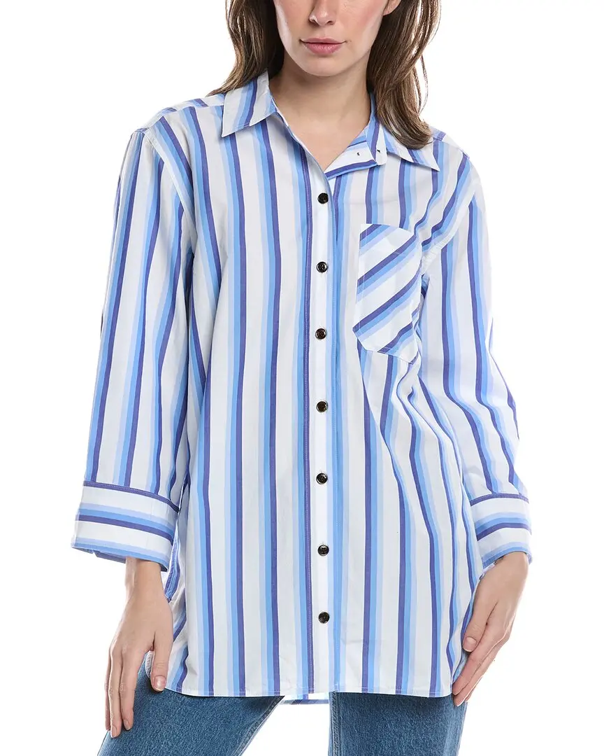 GANNI Striped Shirt