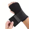 2-Piece Wrist Support Bandage Set, Unisex Wrist & Palm Guard, Elastic Wrist Brace for Sports, Men Women Hand Protection Gear