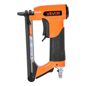 Pneumatic Staple Gun, 20 Gauge Air Upholstery Stapler for 50 Series Fine Wire Staples 1/2 Crown 1/4-5/8 Length, Max 110PCS Loading Air Staple Gun for Upholstering, Woodworking, Projects