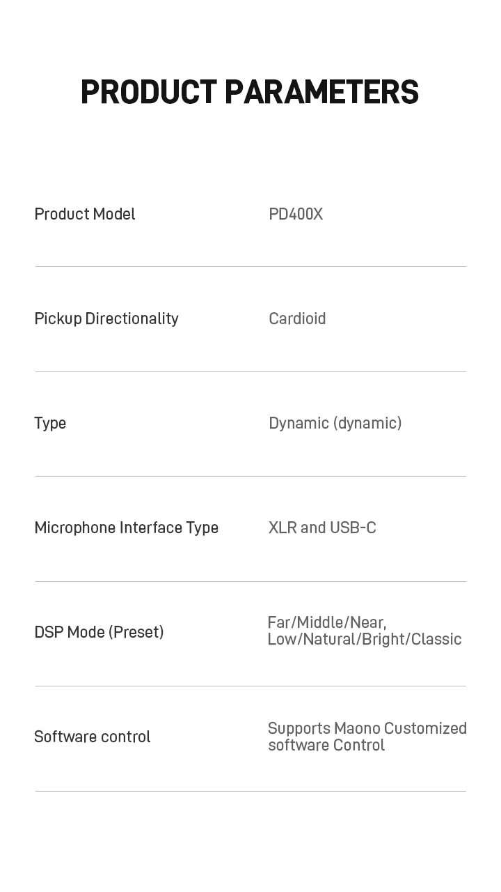 MAONO USB & XLR PC Dynamic Podcasting Audio Digital Metal Microphone For PC, Smartphone, ideal for Recording, Streaming Gaming, and Singing.