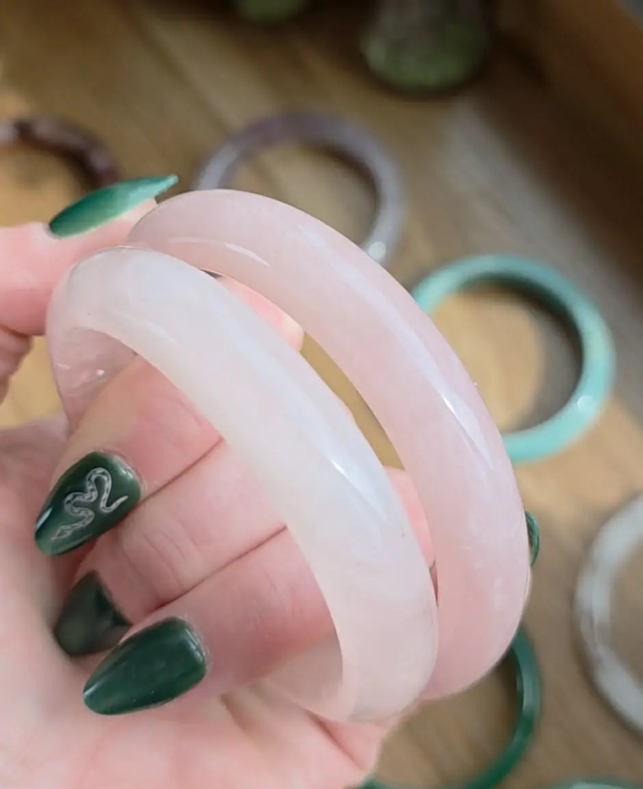 Rose Quartz Bangle Rose Quartz Bangle