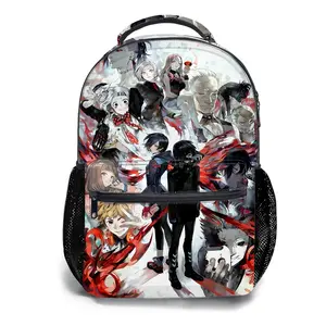 Tokyo-Ghoul--Backpacks for Girls, Cute School Backpack for Girls Boys, Aesthetic Bookbag for Teens, Lightweight Classic Backpack for Travel, Work, Picnic A-85
