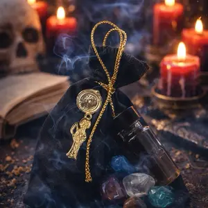 Amuleto Santa Muerte Negra Spiritual Protection Against Envy and Negative Energies for Daily Use Altar or Spiritual Work