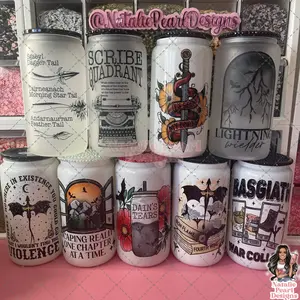 Fourth Wing Glass Cans