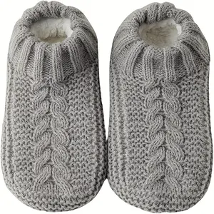 Pair of Comfortable and Warm Women's Slipper Socks - Non-Slip Fashionable Indoor Floor Socks, Women's Slippers, Women's Indoor Slippers, Indoor Slippers, Women's Slippers, Women's Home Slippers, Christmas Slippers, Women's Indoor Slippers, Indoor Slippers