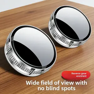 Car Backup Mirror, Rearview Small Round Mirror, Ultra-Clear Ground Mirror, Blind Spot Suction Cup Wide Angle, Car Accessories