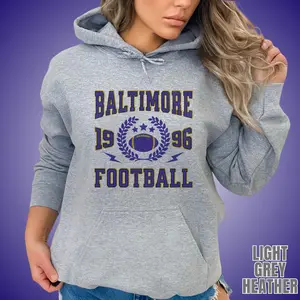 Distressed Vintage Style Baltimore Football Apparel, Tshirt, Crewneck Sweatshirt, Hoodie, Mens and Womens Gift For Bmore Sports Fan