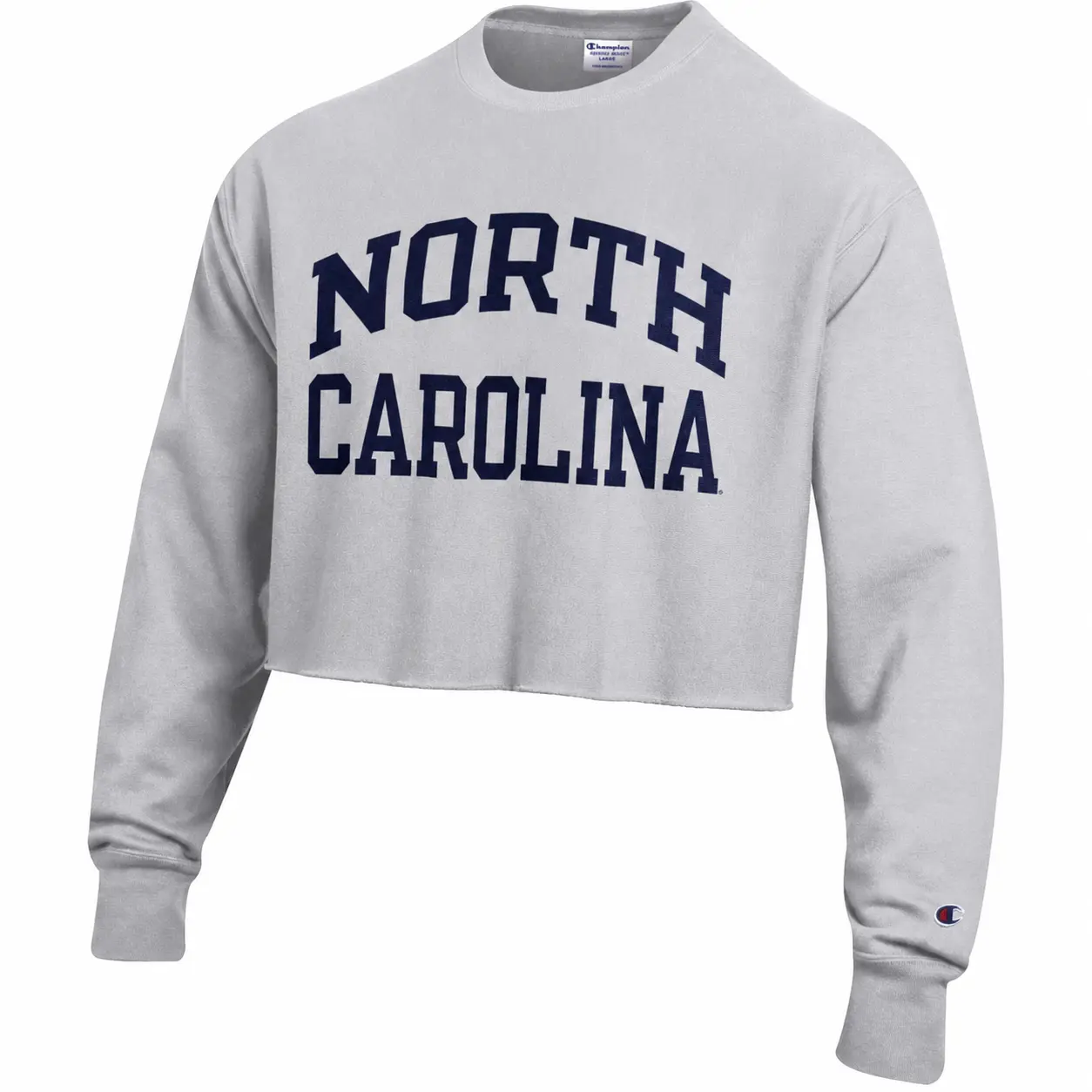 Cropped North Carolina Reverse Weave Crewneck Sweatshirt