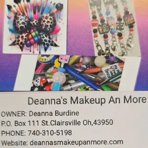 Deannas Makeup & More shop logo