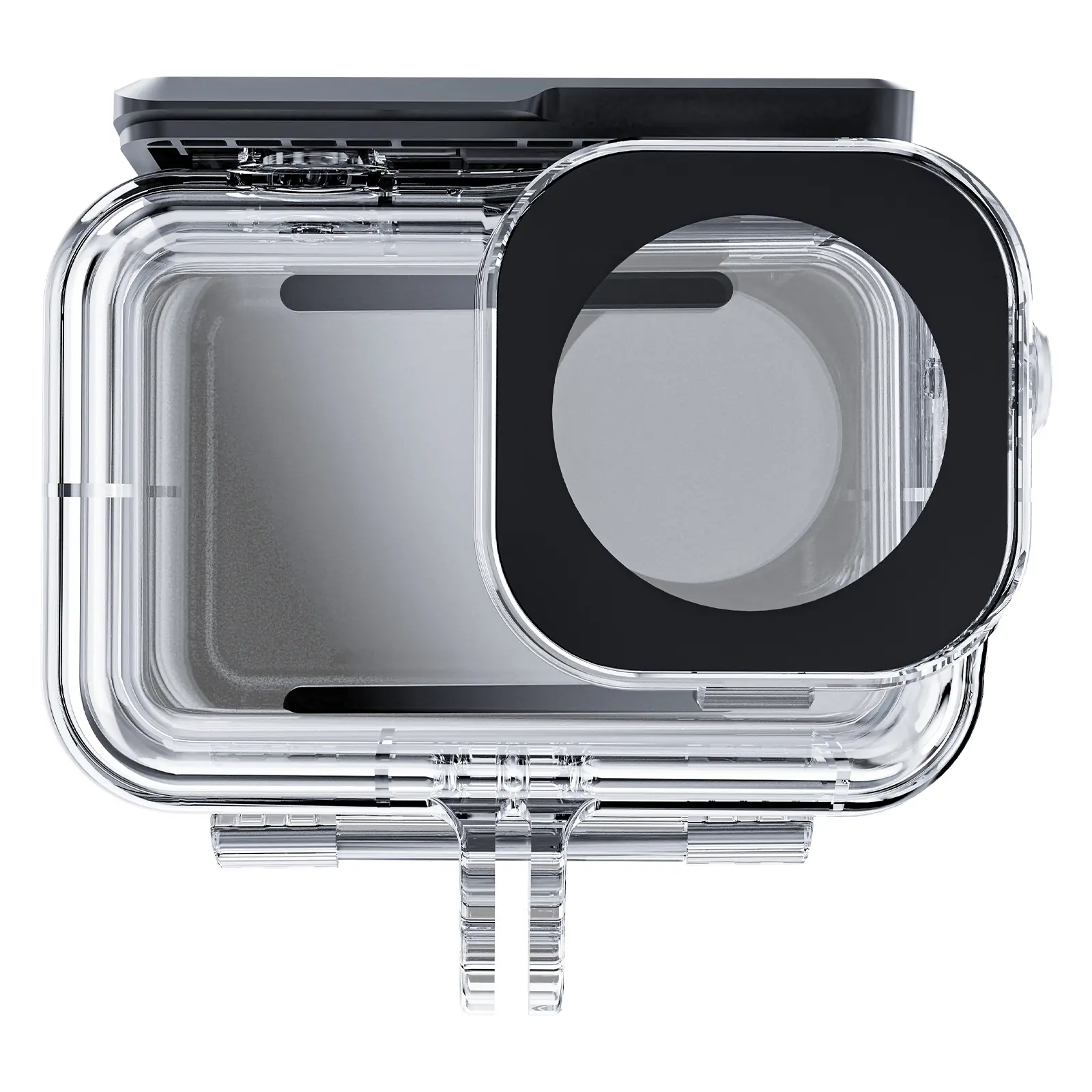 TELESIN Waterproof Dive Case for DJI Osmo Action 5 Pro/5/4/3 & Akaso Cameras - 45M/148FT Underwater Housing with Bracket Screw, Ideal for Scuba Snorkeling, Underwater Photography