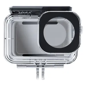 TELESIN Waterproof Dive Case for DJI Osmo Action 5 Pro/5/4/3 Akaso– Underwater Housing, Scuba Snorkeling Case with Bracket Screw, Supports 45M/148FT Diving – Perfect for Underwater Photography, Marine Sports, Water Sports