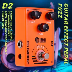 Ahajii Dolamo D2 Fuzz Guitar Effects Pedal, 9v Electric Guitar Effect, Rock Style, Metal Shell, High Value, Perfect Gift
