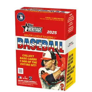 2025 Topps Heritage Baseball Factory Sealed Value Box