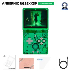 ANBERNIC RG35XXSP Flip Game Console, 3.5 Inch IPS Screen Linux System Game Consoles with 5000+ Games, 5G WiFi Bluetooth-compatible 4.2 Retro Handheld Game Device, Game Peripherals, Gaming Set, Gaming Products, Retro Game Console, Gaming Products