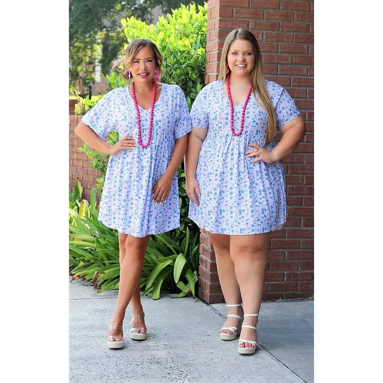 Sunny Streets Floral Dress - Lavender