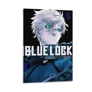 Blue Lock Anime Poster (19) Canvas Poster Bedroom Decor Sports Landscape Office Room Decor Gift Frames Wall Ornaments Artistic