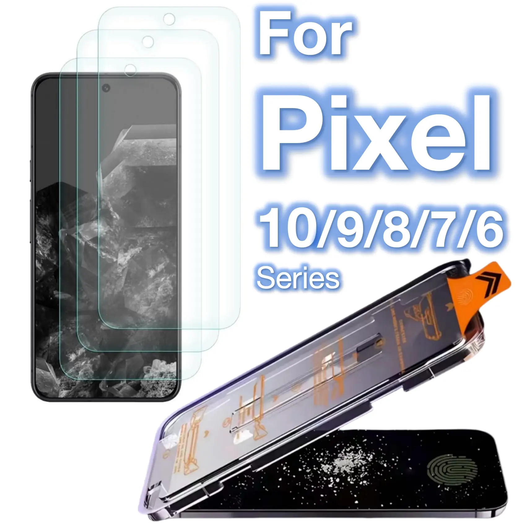 3-Pack Google Pixel Screen Protector Film, Compatible with Multiple Models, Ultra-Thin & Durable Design, Easy Application
