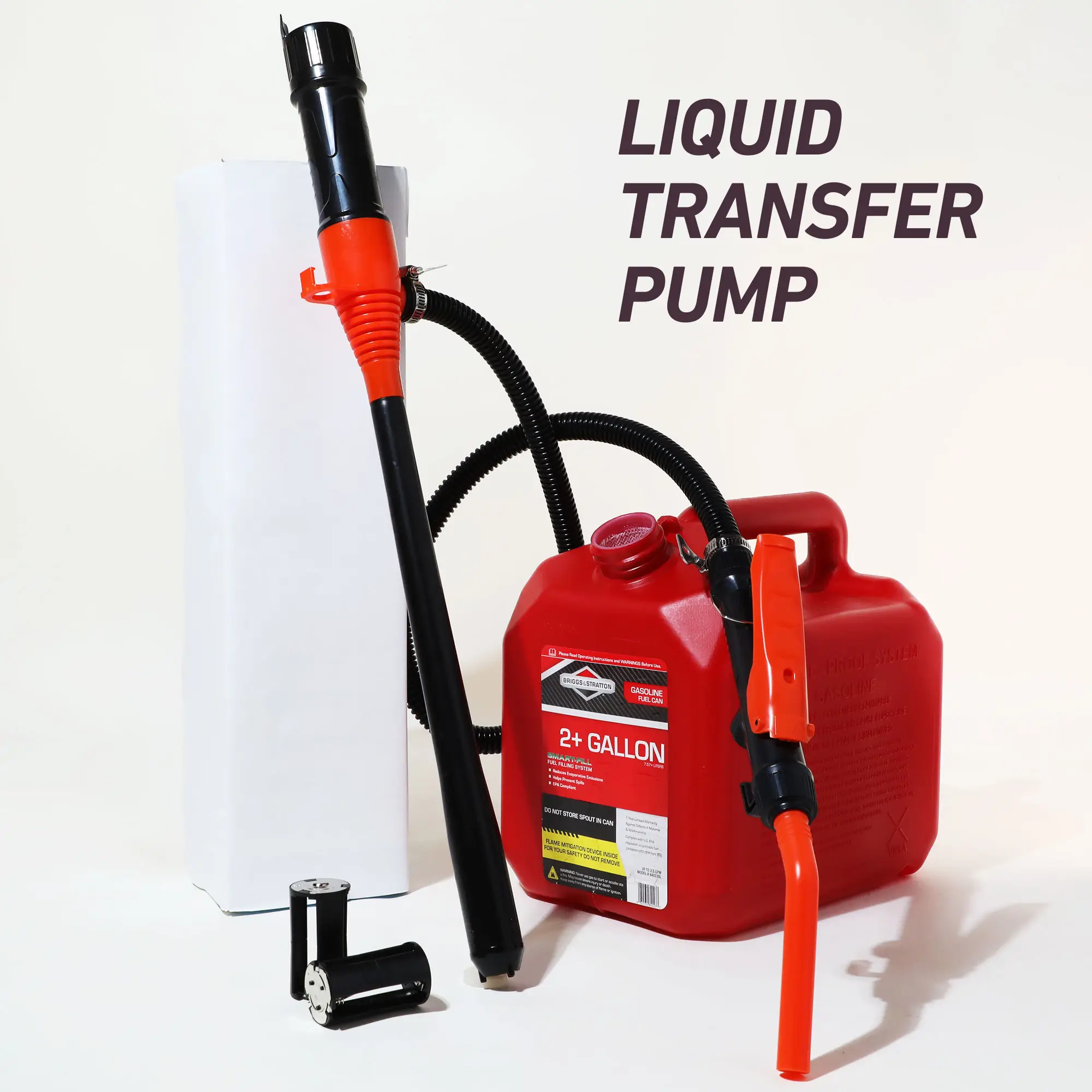 Portable Transfer Pump-Batterypowered Fuel Siphon Pump with Nozzle,Electric Fuel gasoline Pump for 2.6 GPM,for Gas Water liquid,truck Accessories