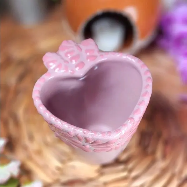 Original Talavera Heart Mug handmade handpainted coffee lover coquette kitchen home decor birthday gift for her Mexican decor made in Mexico