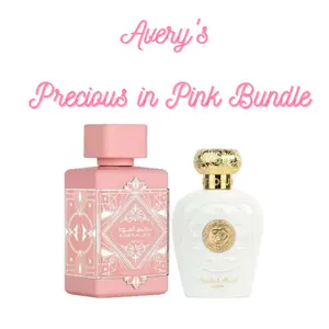 Avery's Precious in Pink Bundle | Noble Blush + Opulent Musk | 3.4 oz (100ml) Bottle | Women's Fragrance | Eau de Parfum | Oud Rose - Almond & Vanilla Notes