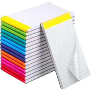 16 count Dotted Grid Notepads 3 x 5 Inch Small Graph Grid Math Notebooks Pocket Lined Graph Memo Pads Scratch Pads Mini Writing Pads with 100 Pages Pads for School Classroom Supplies Homework